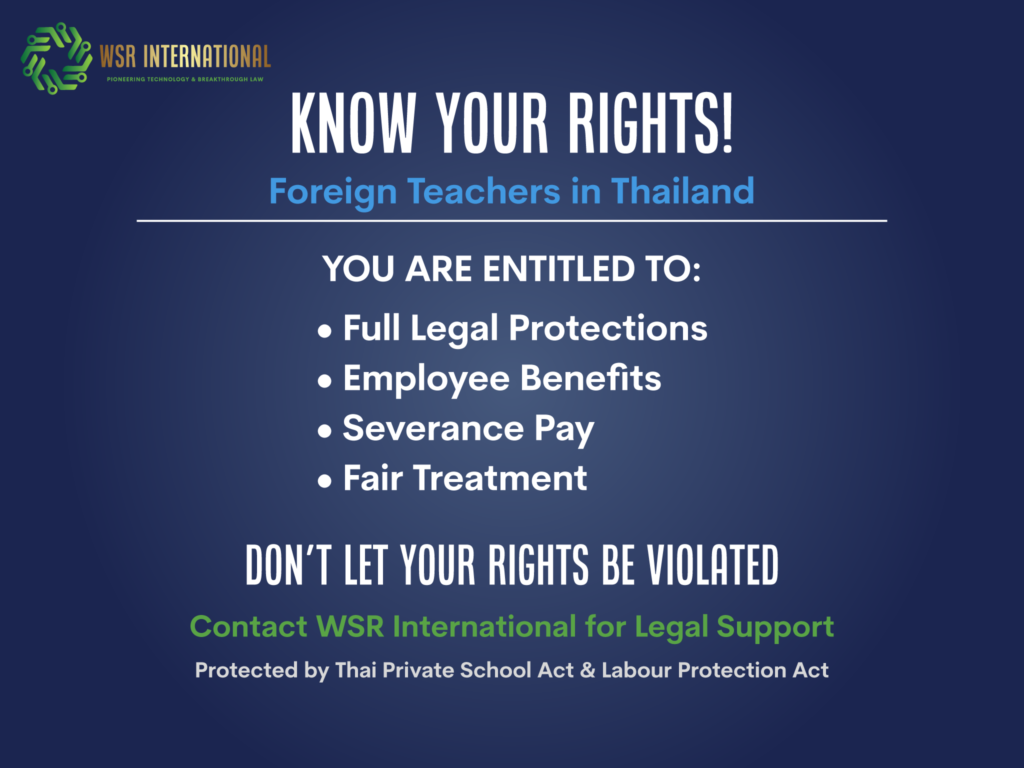 Know Your Rights - Teachers